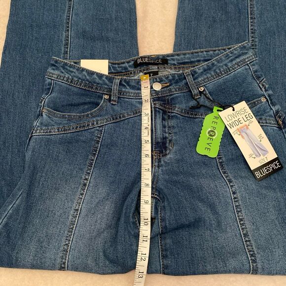 Bluespice low rise wide leg jeans sz 7 - Picture 4 of 13